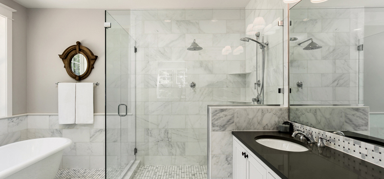 bathroom shower door installation in Oak Ridge
